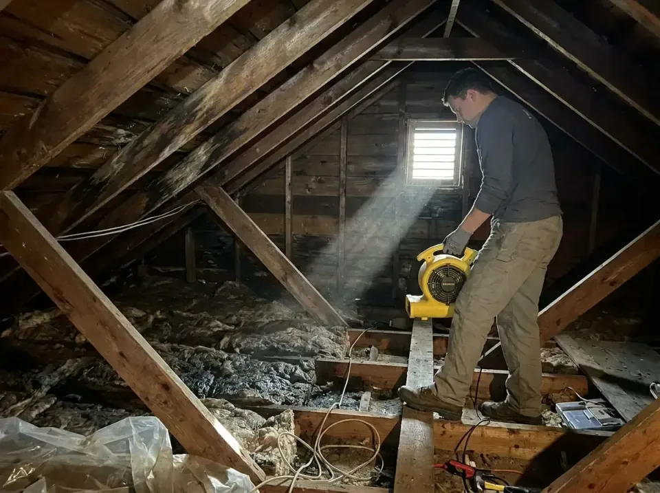 attic-water-damage-drying-proc-007 — frequently asked questions, Emergency Water Extraction & 24/7 Flood Response in Corneli…